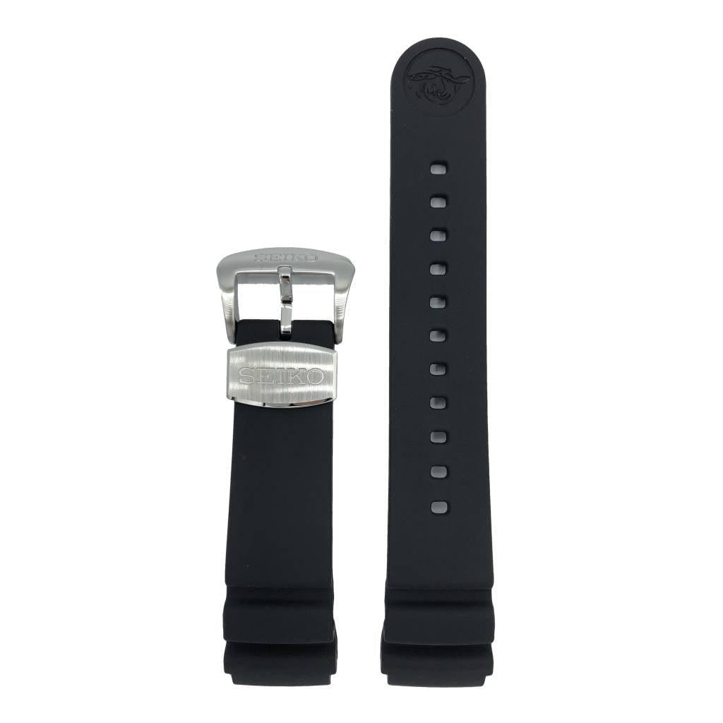 Watch Strap Seiko Prospex Solar Diver SNE439 SSC617 Black Band 20mm V157 - 0BT0 V175 0AD0 - Watch Plaza