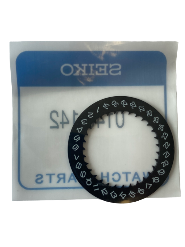 Seiko 0148142 Datumschijf ZWART/wit 4R35, 6R35, 6R54 & 6R55
