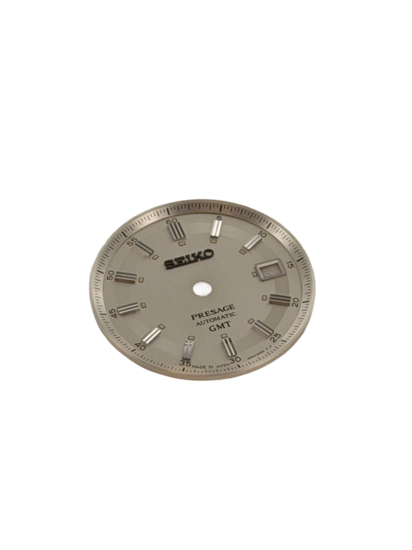 Seiko 4R3400B2XN1Z Wijzerplaat SSK011J1 / SARY231 - 4R34-00B0 Presage Stijl 60s Zilver