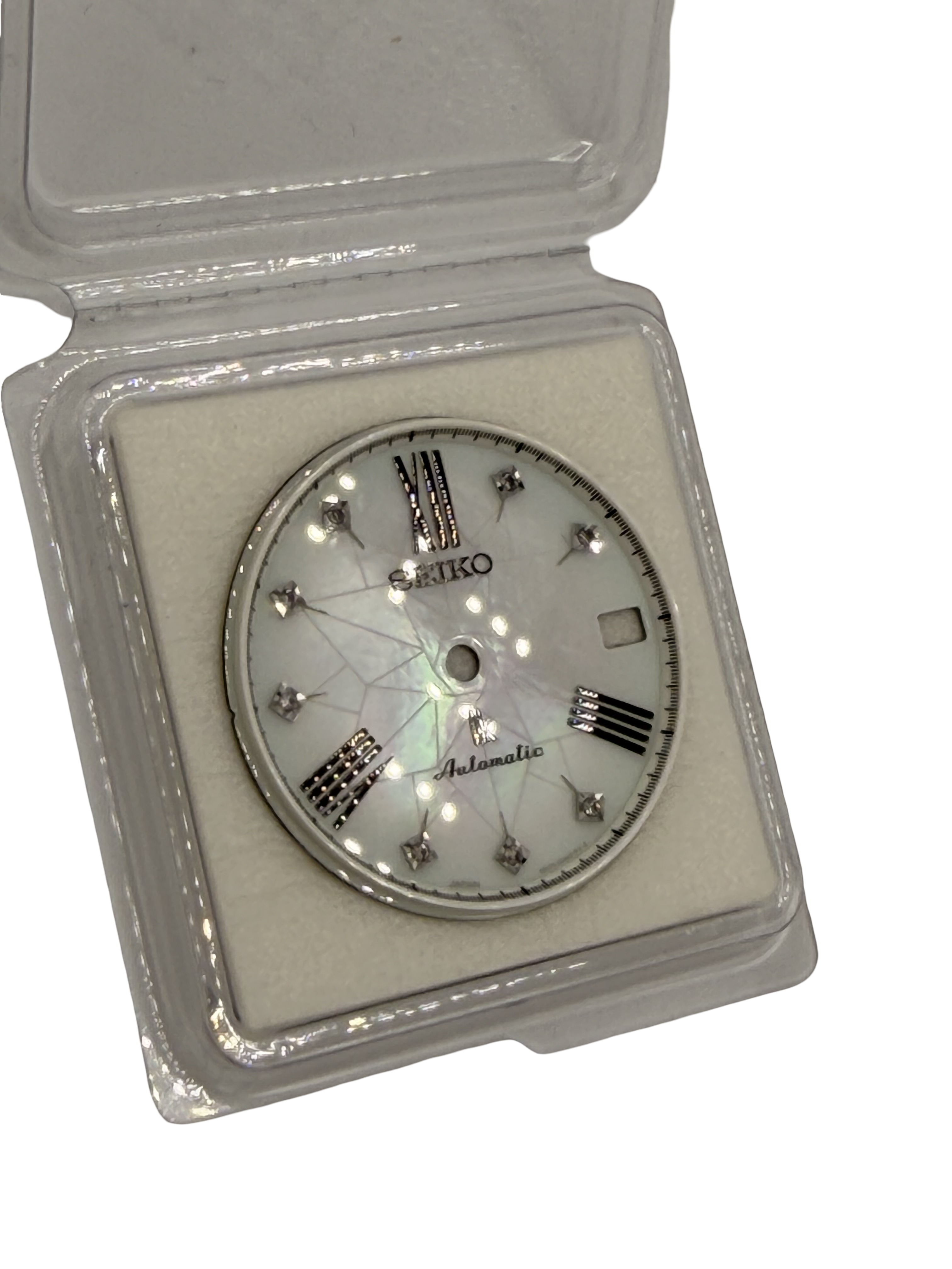 Seiko 6R3500H0XA15 Wijzerplaat SPB133J1 & SSVJ003 - 6R35-00N0 Lukia Ginza Wit