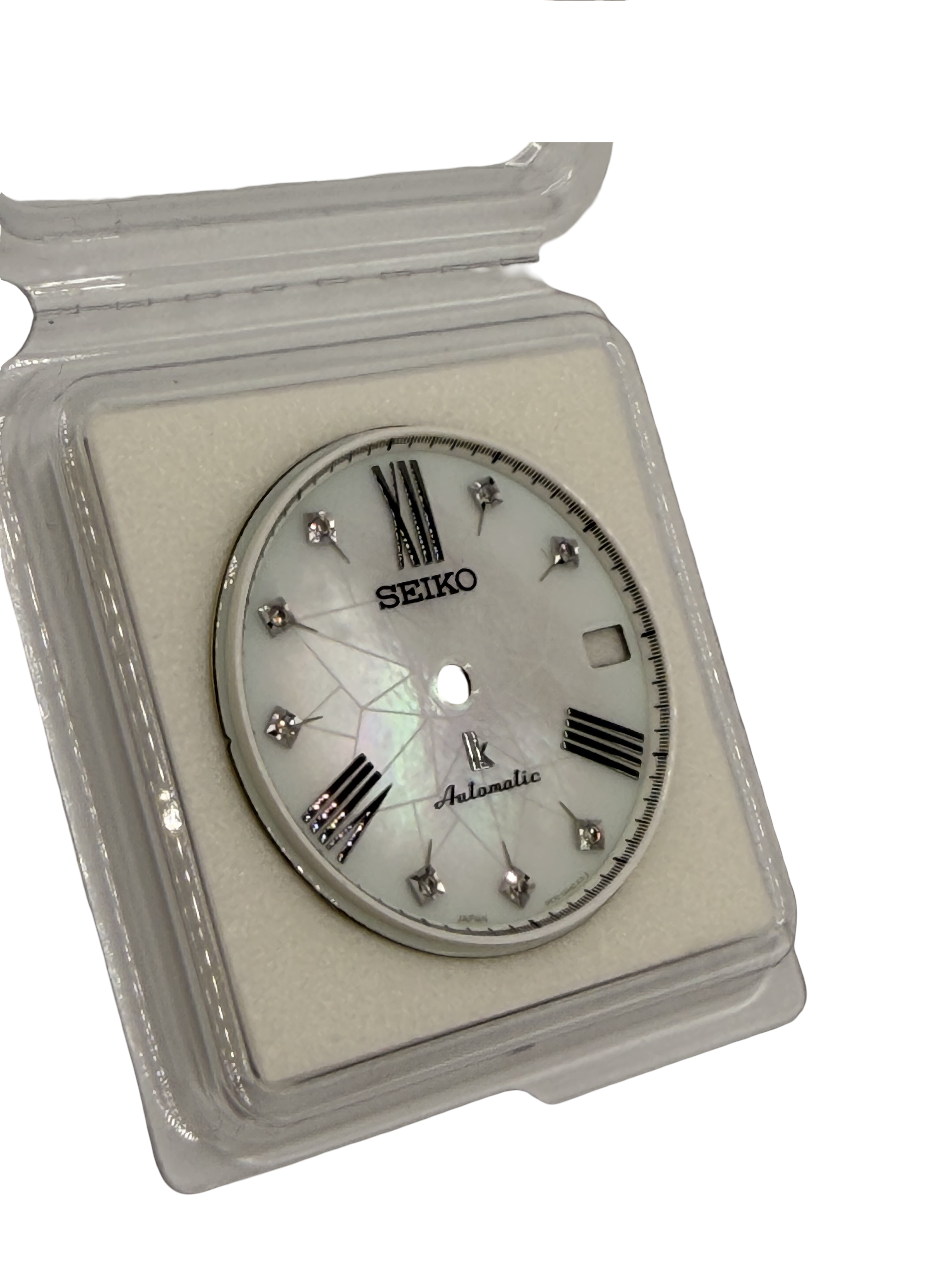 Seiko 6R3500H0XA15 Wijzerplaat SPB133J1 & SSVJ003 - 6R35-00N0 Lukia Ginza Wit