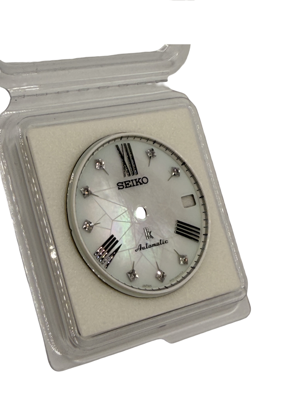 Seiko 6R3500H0XA15 Wijzerplaat SPB133J1 & SSVJ003 - 6R35-00N0 Lukia Ginza Wit