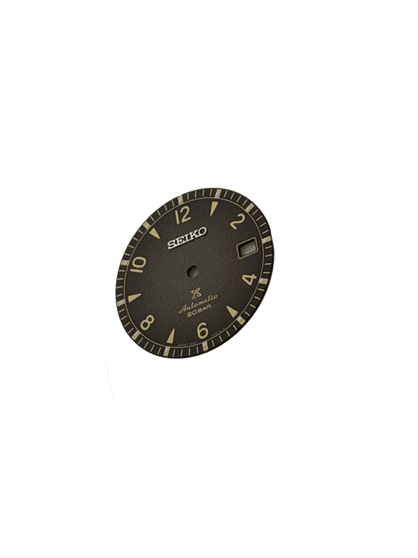 Seiko 6R3500N0XN13 Wijzerplaat SPB159J1 / SBDC119 - 6R35-01B0 Prospex Land Alpinist Core Grijs