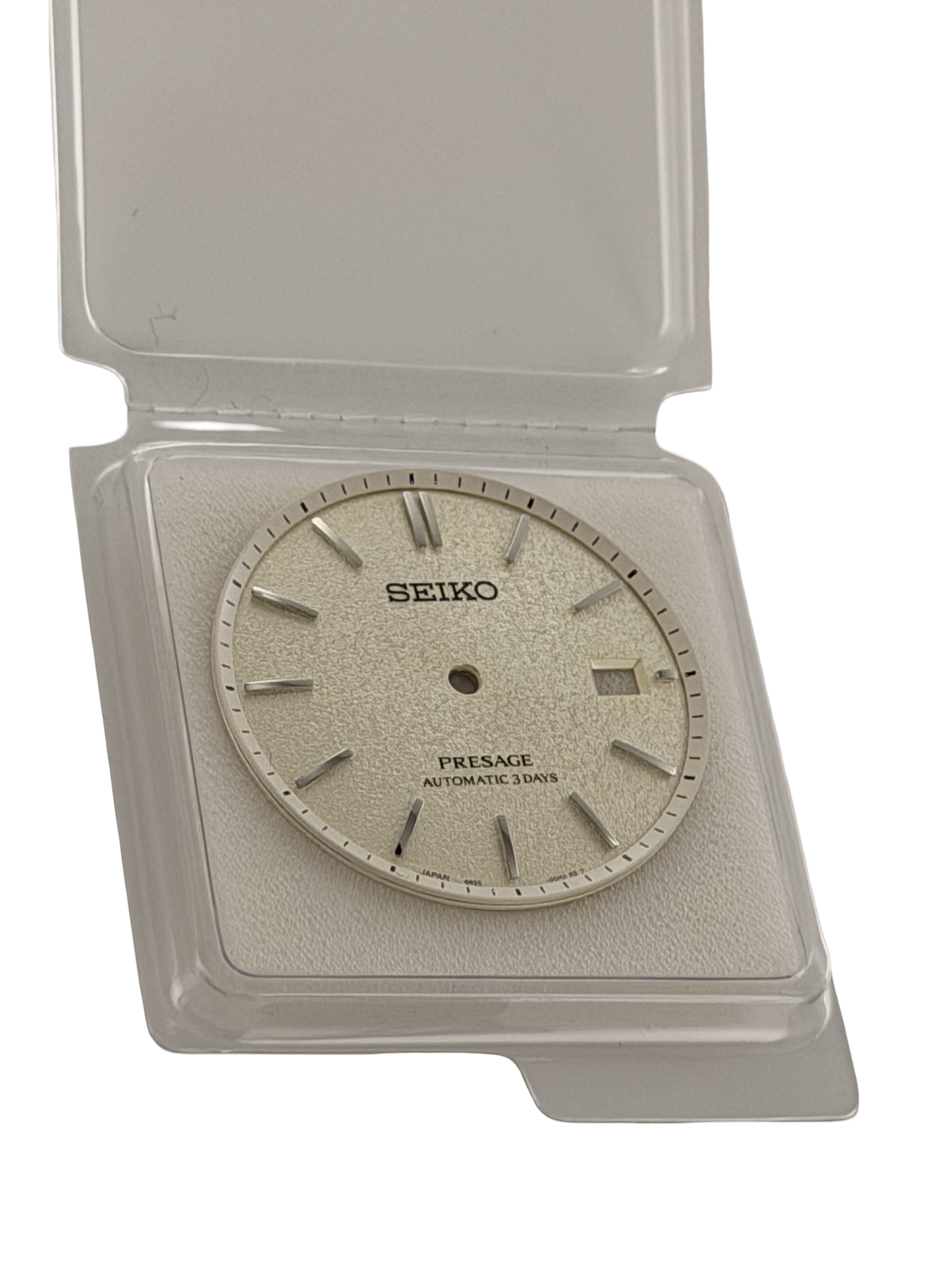 Seiko 6R5500H0XS13 Wijzerplaat SPB463J1 / SARX121 Presage Shiro-iro 6R55-00H0 Wit