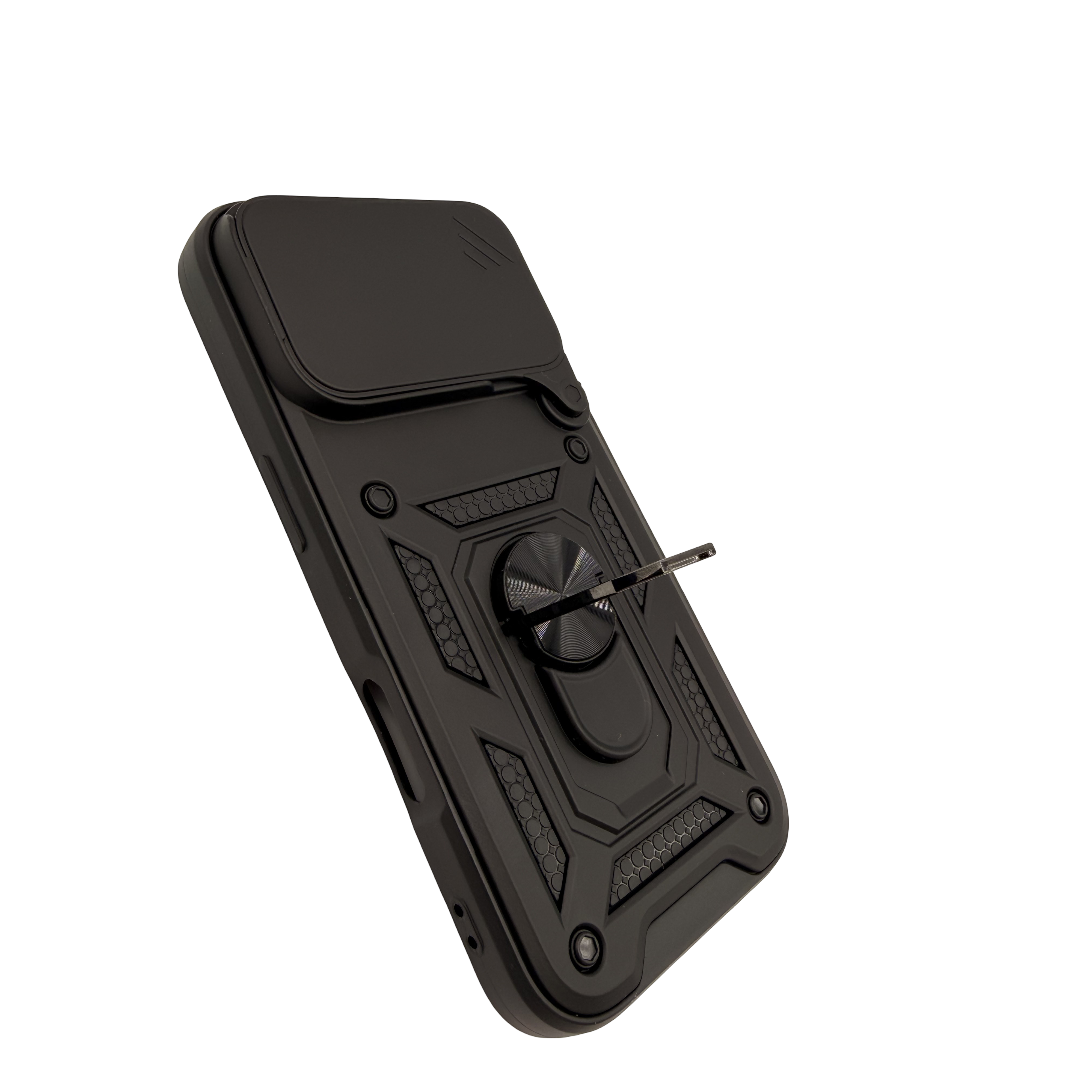 STRPZ® Schokbestendig iPhone hoesje – Camera Beschermer + Ringstandaard