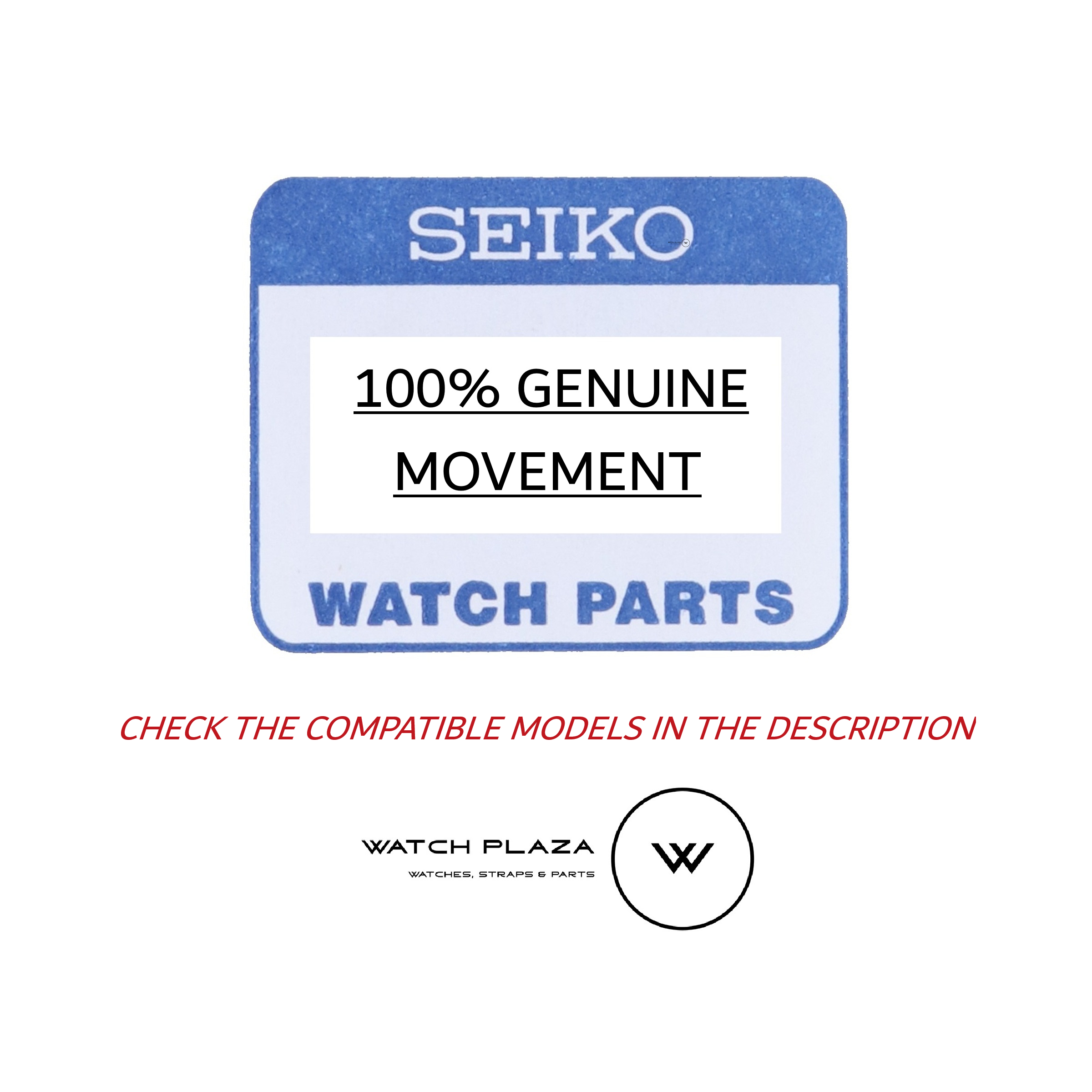 SEIKO 4R35 Caliber - SRP, SRPA, SRPB, SRPC,  Automatic Movement U4R3522N