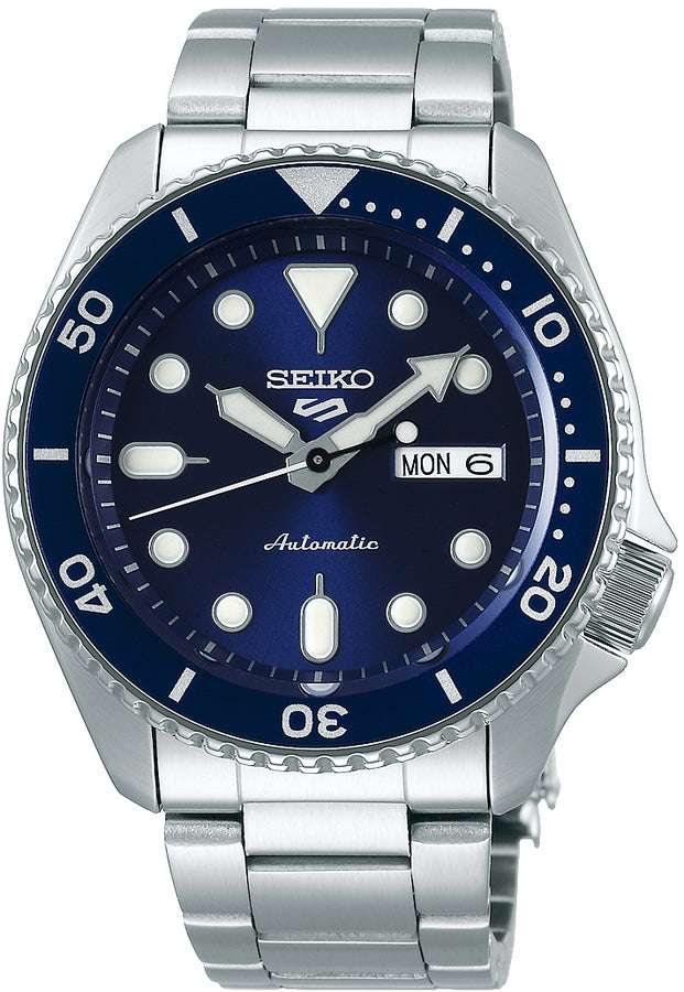 Seiko SRPD51K1 Automatisch Horloge 42,5mm Blauw – Seiko 5 Sports