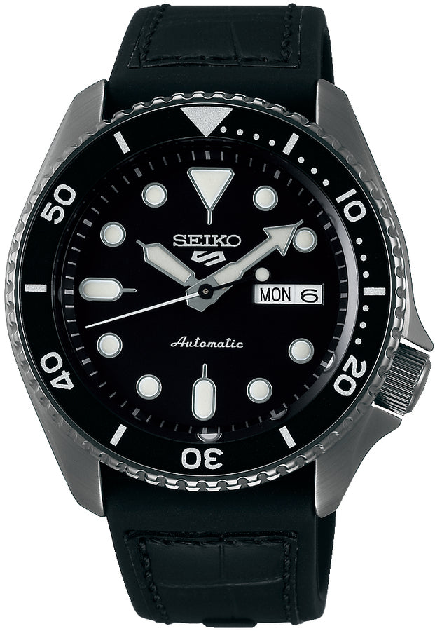 Seiko 5 Sports SRPD65K3 Automatisch Horloge | Volledig Zwart Gunmetal | 4R36-07G0 | 42,5mm