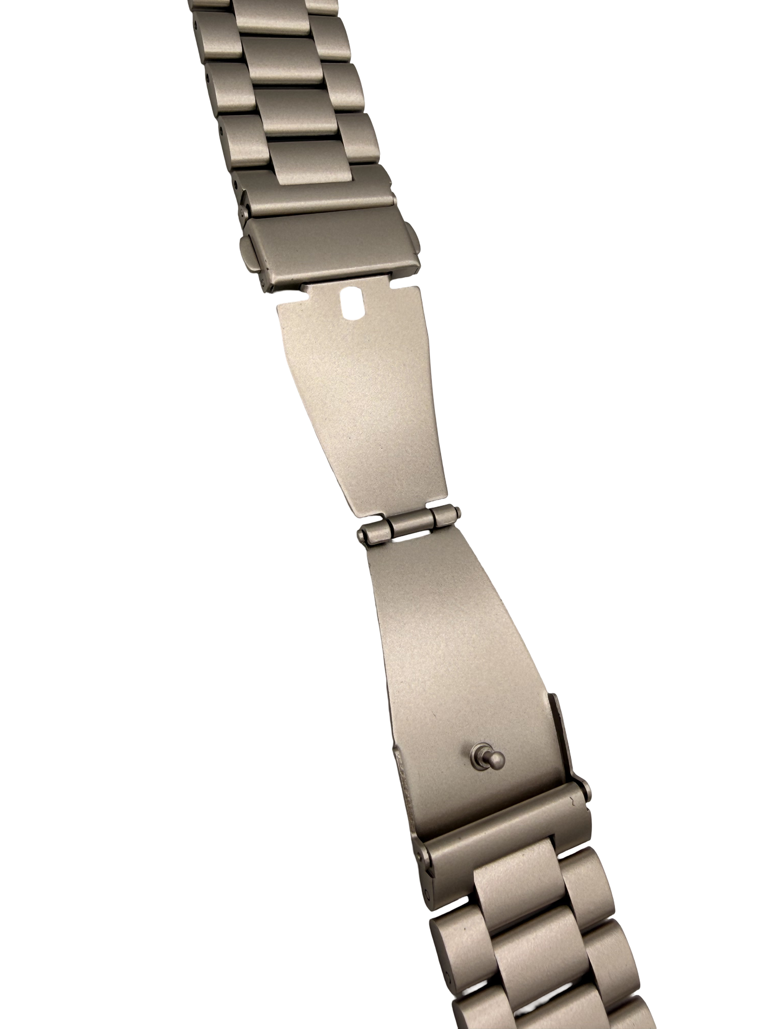 STRPZ® Apple Watch Bandje – Starlight Rvs (Roestvrij staal) – Horloge Series, SE & Ultra