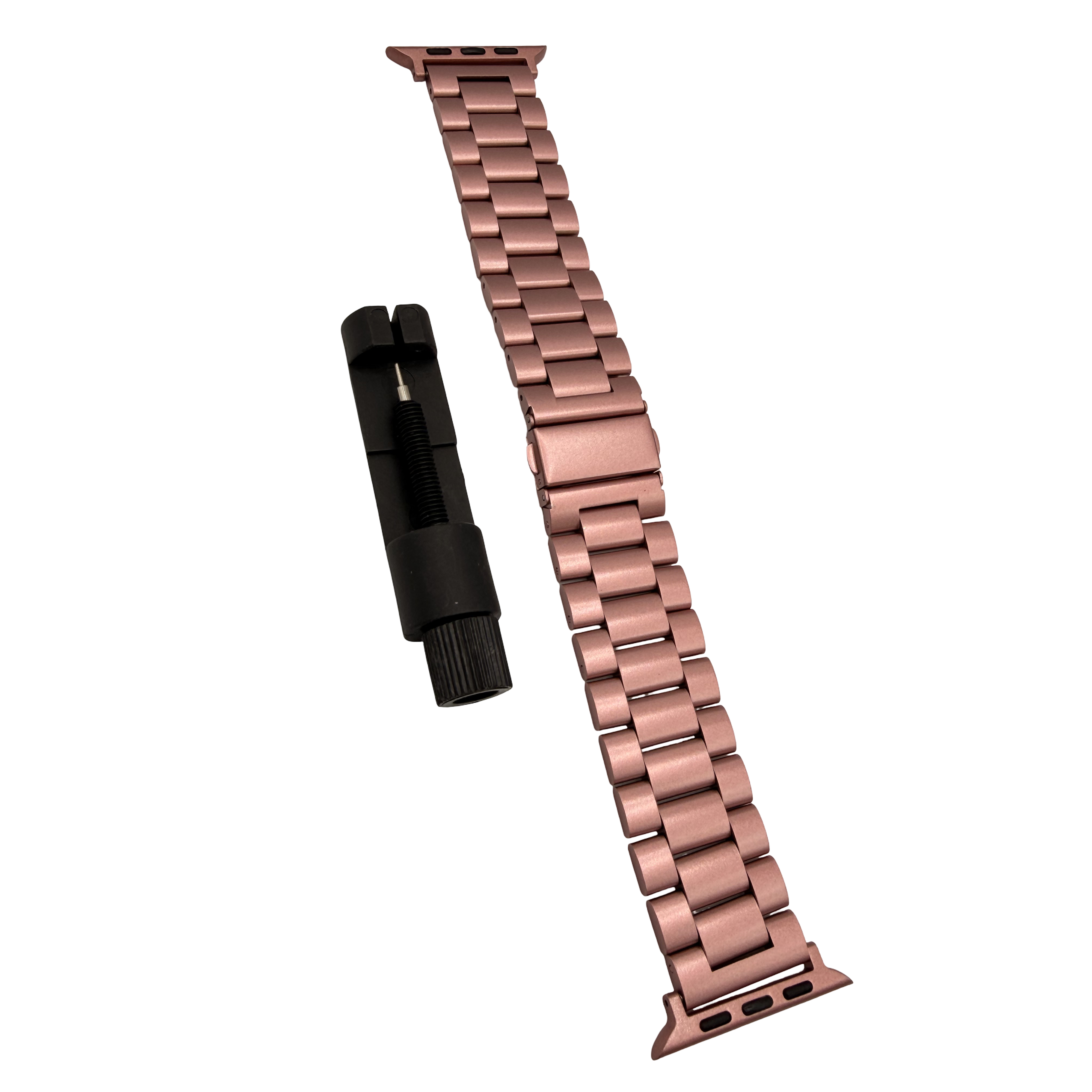 Apple Watch Band Pink Stainless Steel – Series 11, 10, 9, 8, SE & Ultra