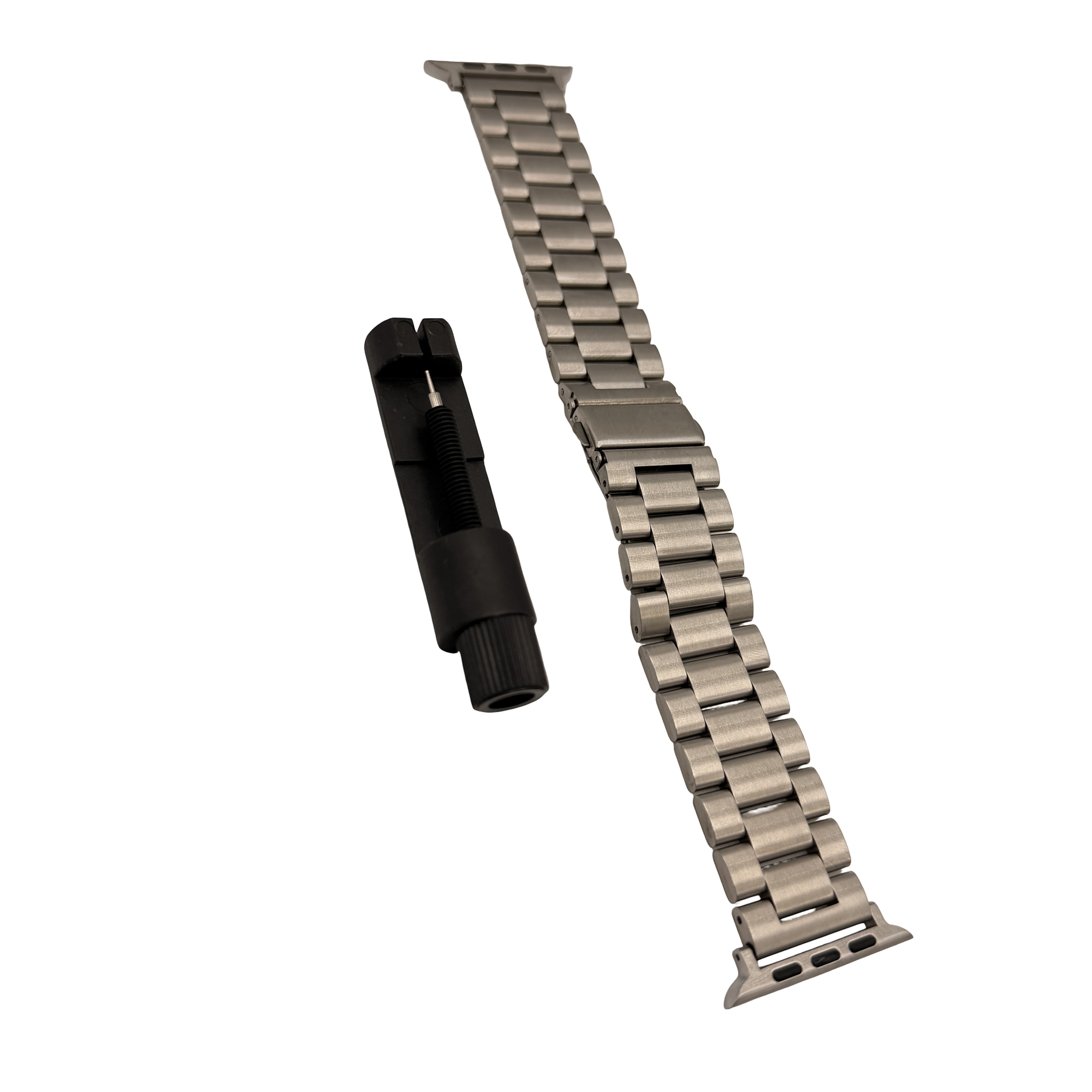 Apple Watch Band Silver Stainless Steel – Series 11, 10, 9, 8, SE & Ultra