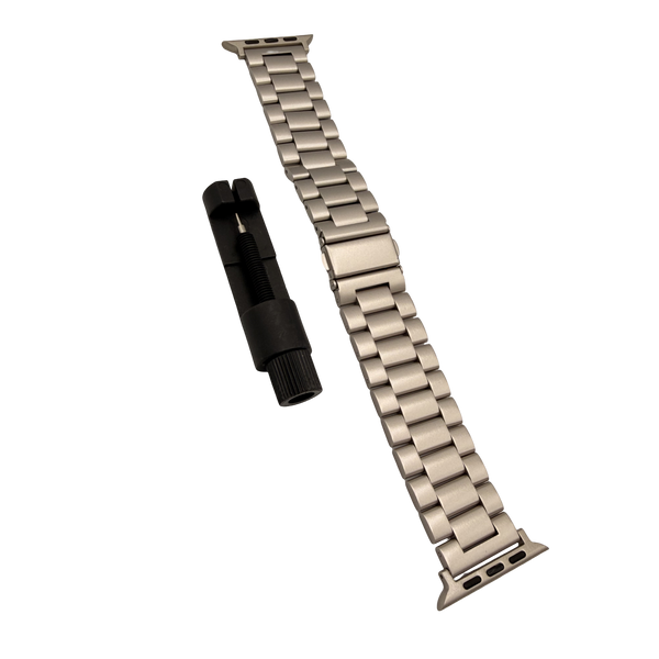 Apple Watch Band Starlight Stainless Steel – Series 11, 10, 9, 8, SE & Ultra