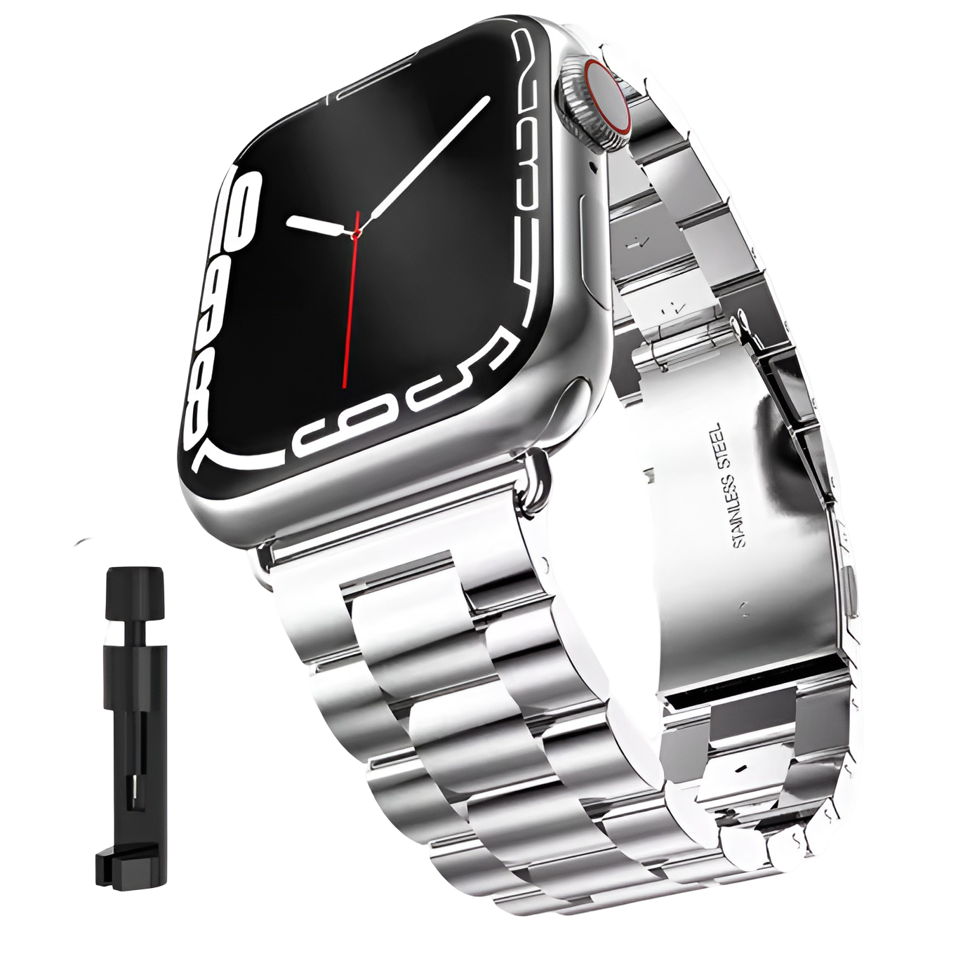 STRPZ® Apple Watch Bandje Roestvrij staal – Premium Vervangende Band voor Alle Series (2015–2025)