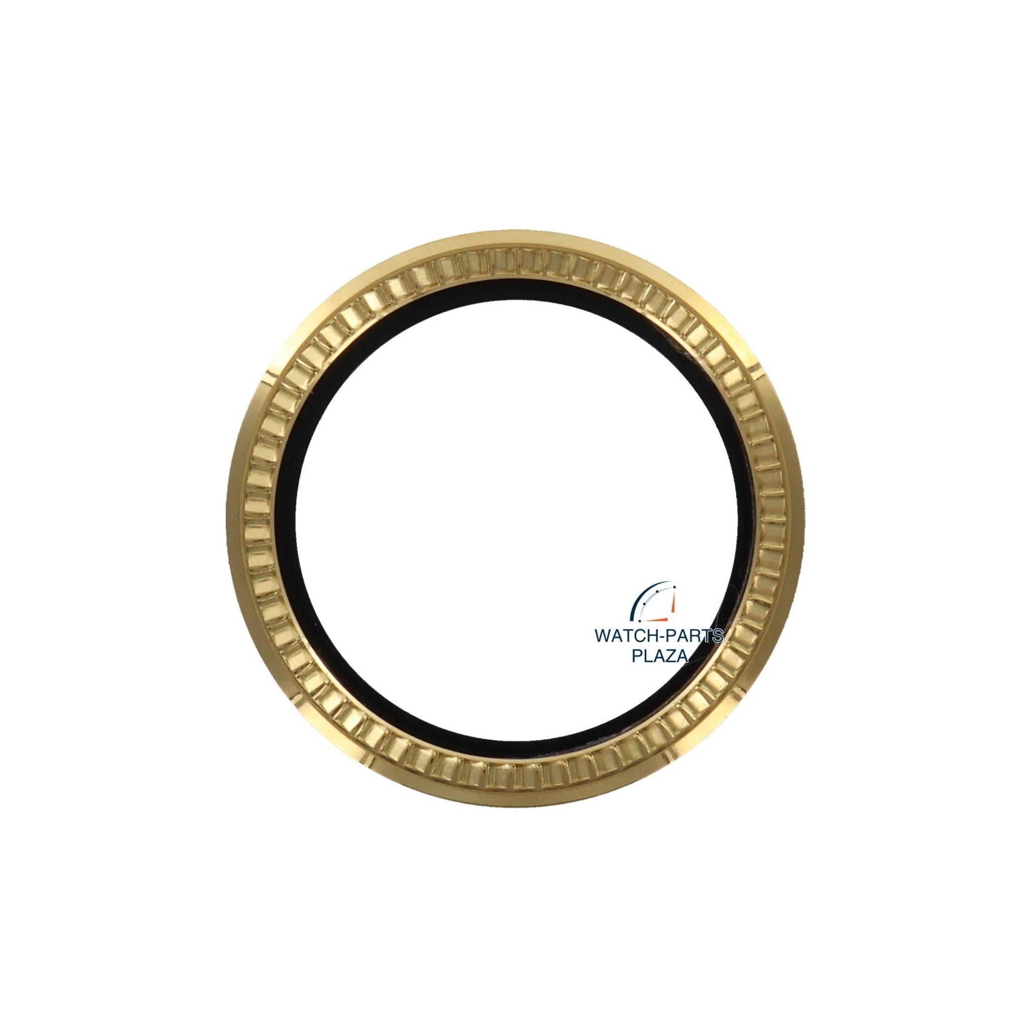 Bezel Seiko 5 Sports Sea Urchin SNZF22 black & gold 7S36 - 03C0 original - Watch Plaza