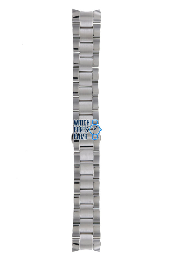 Burberry BU7503 Watch Band BU - 7503 Grey Stainless Steel 22 mm Endurance - Watch Plaza