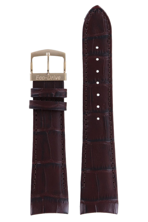 Citizen AT0553 - 05E Chandler Watch Band 59 - S52419 Dark Brown Leather 22 mm Eco - Drive - Watch Plaza