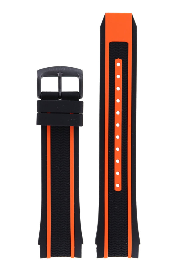 Citizen AW1608 - 01E Weekender Watch Band 59 - S54140 Black Silicone 22 mm Eco - Drive - Watch Plaza