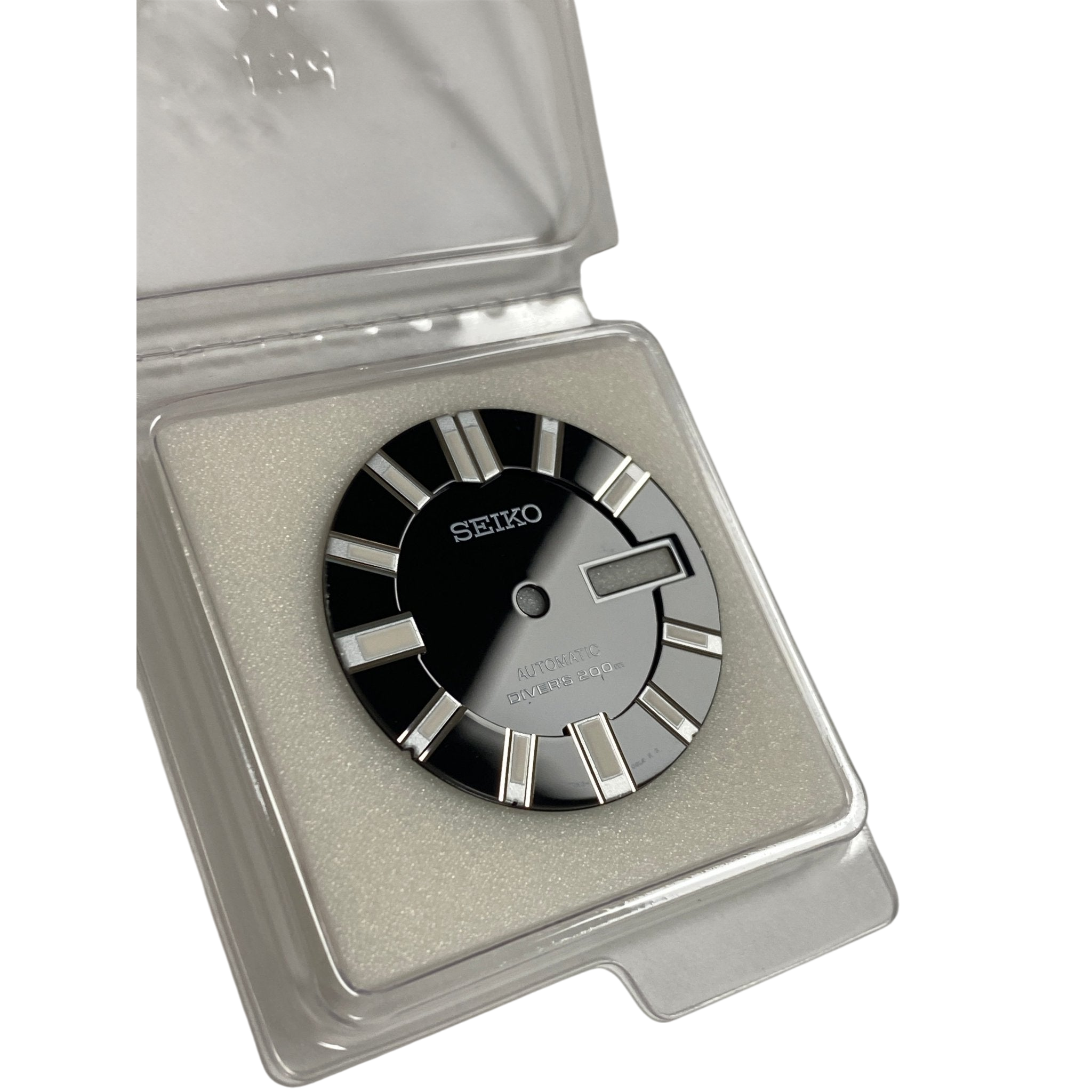 Dial Seiko SKZ325 Stargate Diver black SKZ327 Superior 7S36 - 04P0 Genuine - WatchPlaza