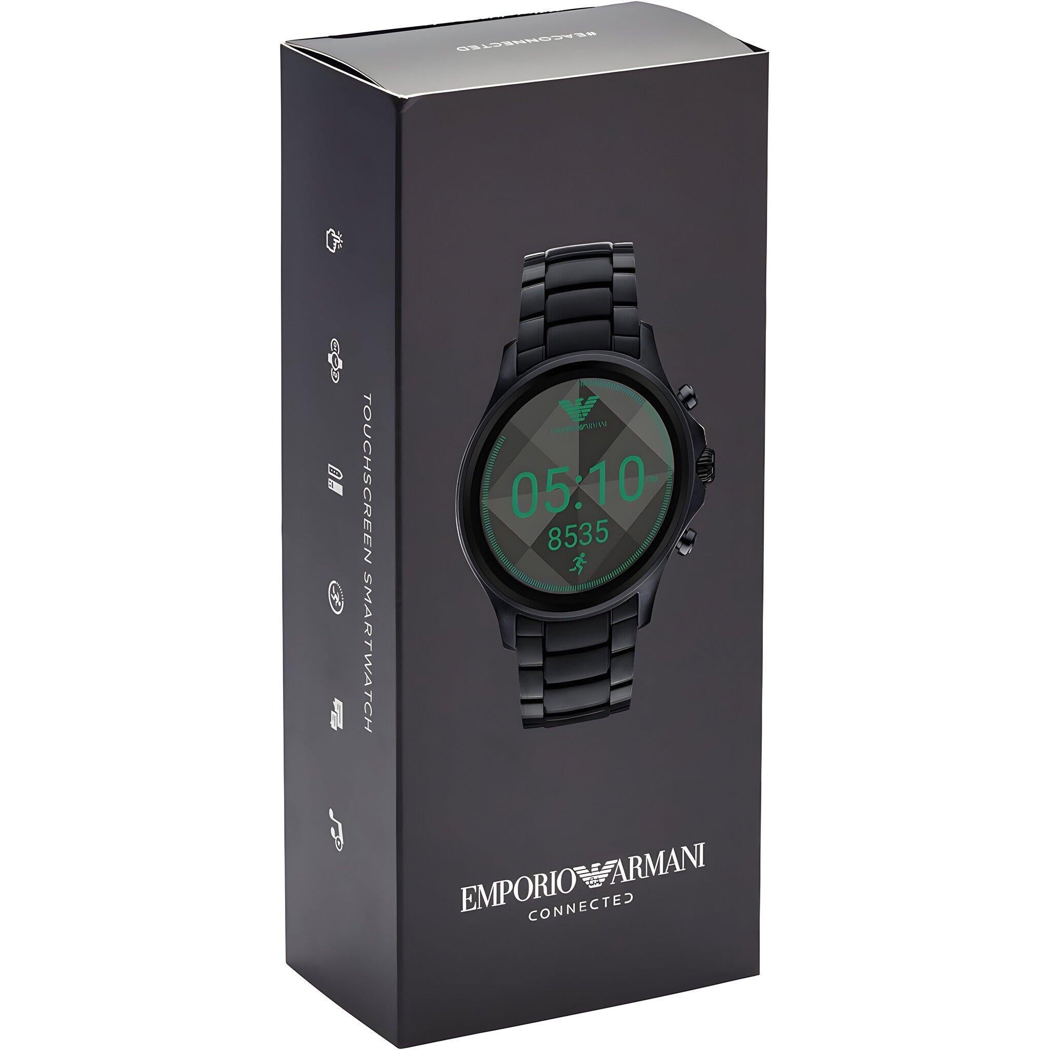 Emporio Armani Connected ART5002 Gen 3 display smartwatch black - Watch Plaza