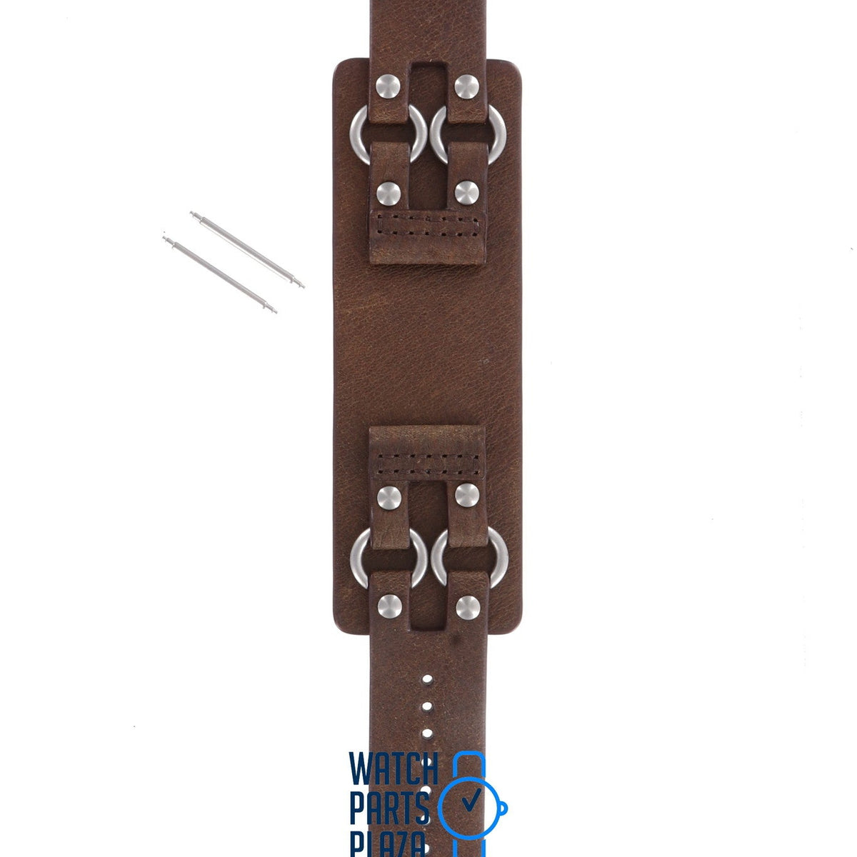 FOSSIL JR8482 Horlogeband Bruin Leer 24 mm