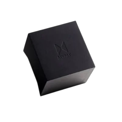 MVMT 40 Series MT01 - GML Men's Watch - Dark Gray & Beige Leather Strap - Watch Plaza