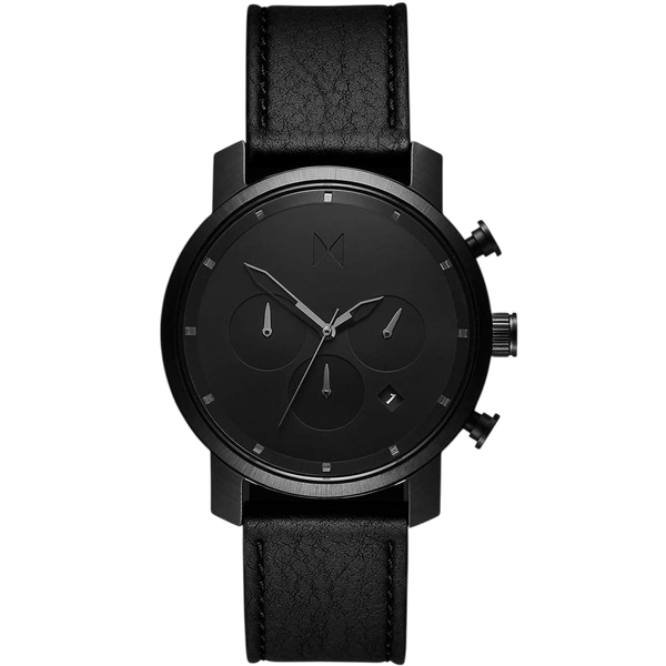 MVMT MC02 - BLBL Chrono 40 Men's Watch - Chronograph Black - Watch Plaza