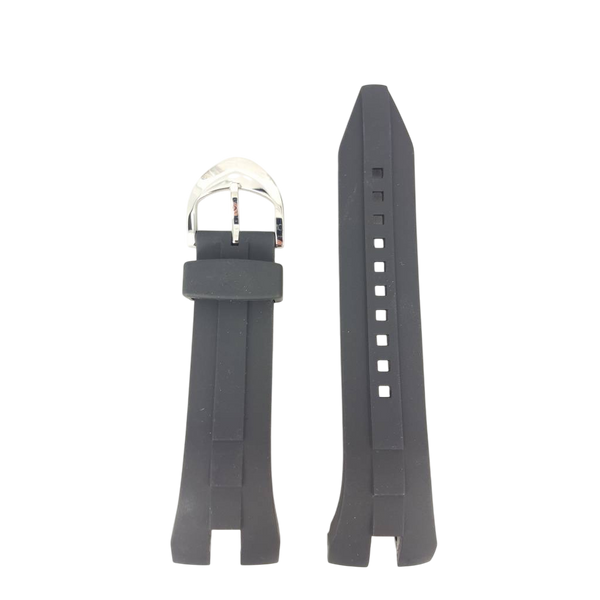 Original Seiko Arctura Black Rubber Strap SRN013J1 Watchband 5M54 0AB0 SRN011P1 - Watch Plaza