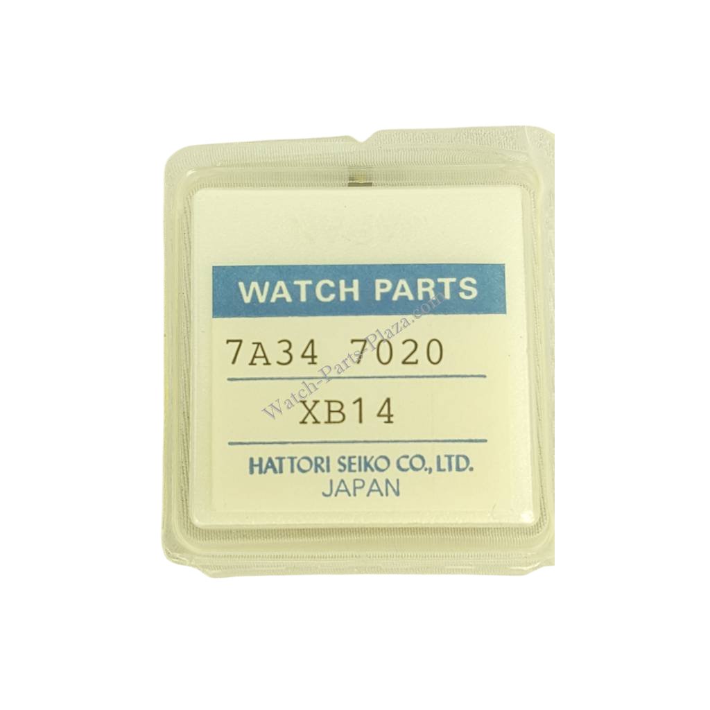 ORIGINAL SEIKO QUARTZ BLACK DIAL for 7A34 - 7010 Seiko Quartz Chronograph S23208J1 - Watch Plaza