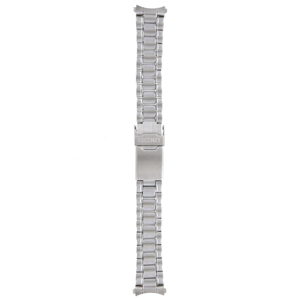 Seiko 3086 - B.E - V657 - 0B20 Watch Band 3086JB Grey Stainless Steel 18 mm - Watch Plaza