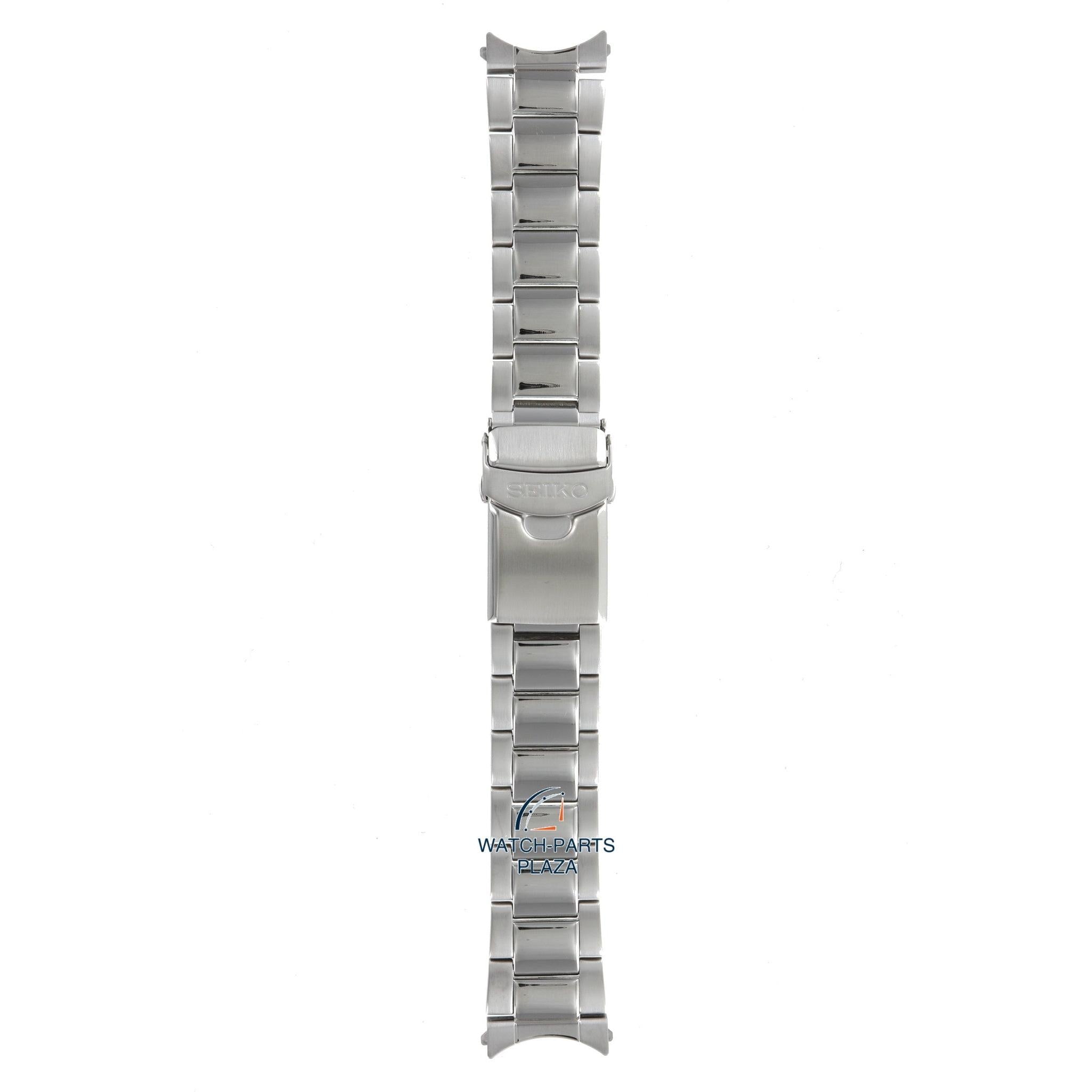 Seiko 3398JB Watch band SNZF03, SNZF05 - 7S36 02V0 grey stainless steel 22 mm - 5 Sports - Watch Plaza