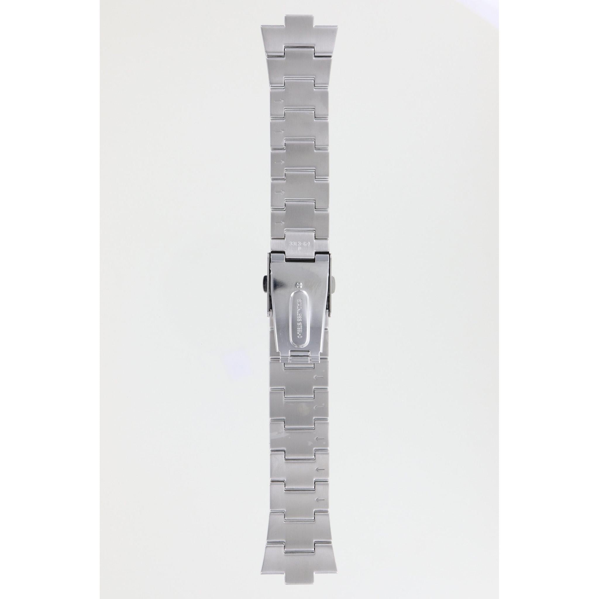 Seiko 33L3 - G.I D Watch Band 33L3JG Grey Stainless Steel 10 mm Kinetic - Watch Plaza