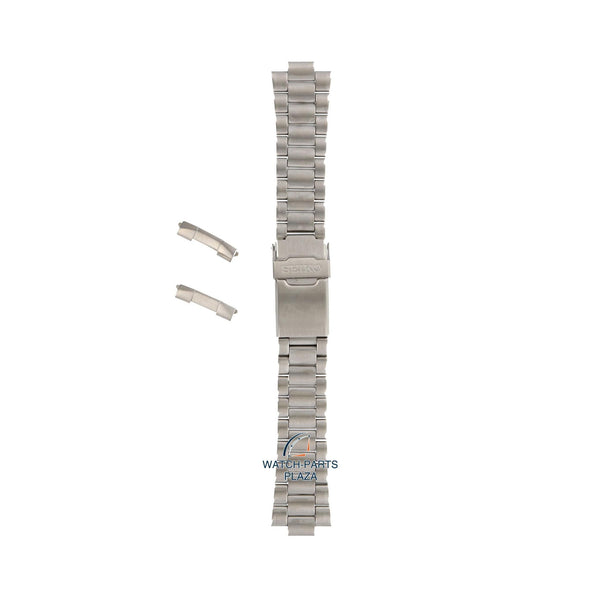 Seiko 4295JB Watch band SDW613 - 7T32 Panda grey stainless steel 22 mm - Sports 150 - Watch Plaza