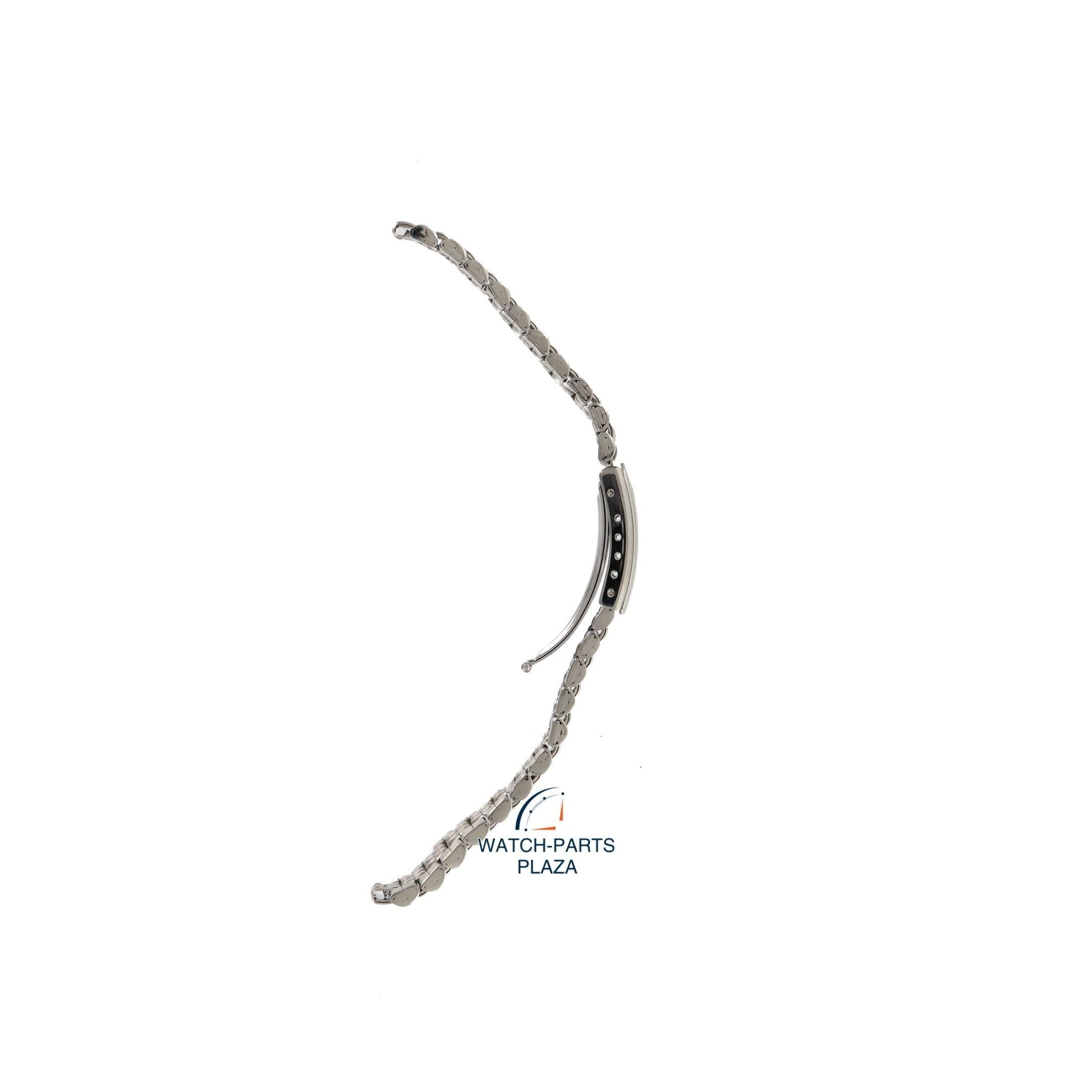 Seiko 43V8JB Watch band SKH145 - 5M42 0B80 grey stainless steel 20 mm - Kinetic - Watch Plaza