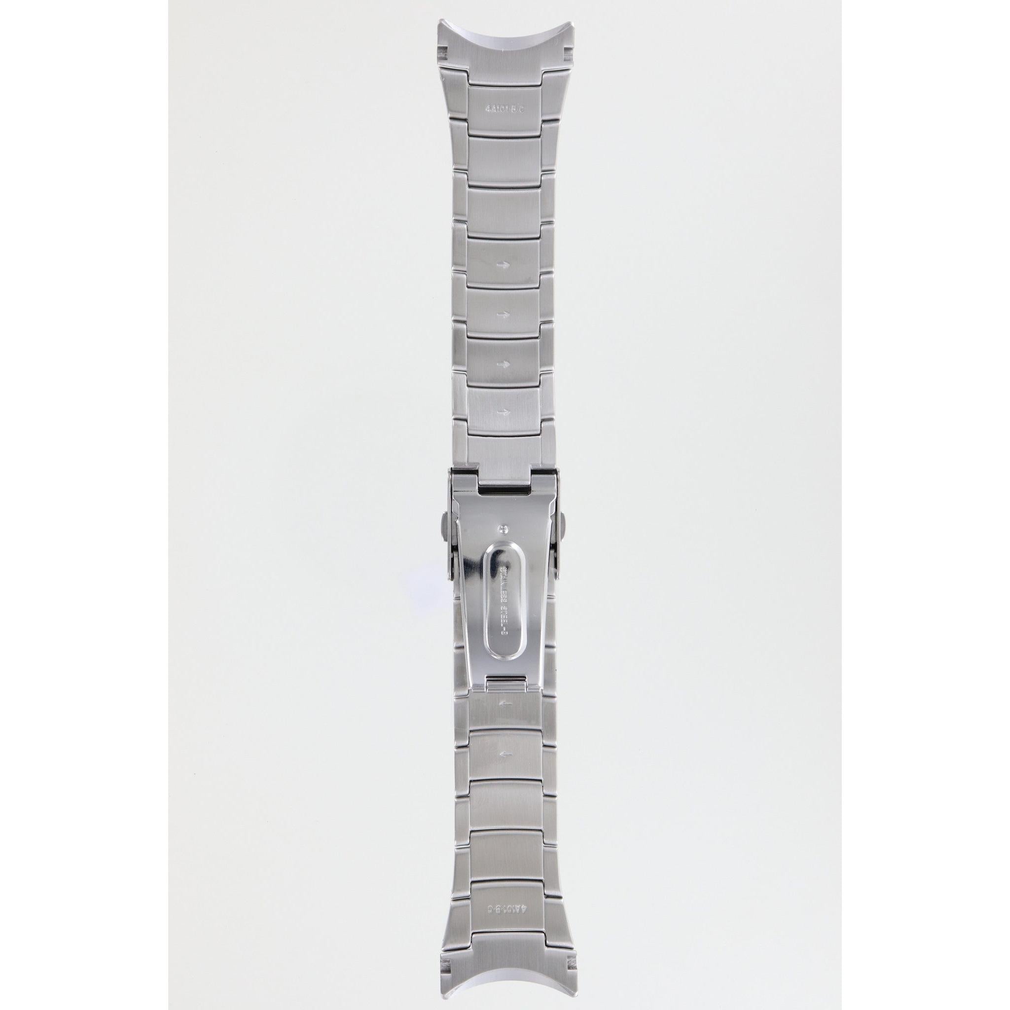 Seiko 4A101.B.C - SNAB95 Tachymeter Watch Band 4A101JM Grey Stainless Steel 26 mm - Watch Plaza