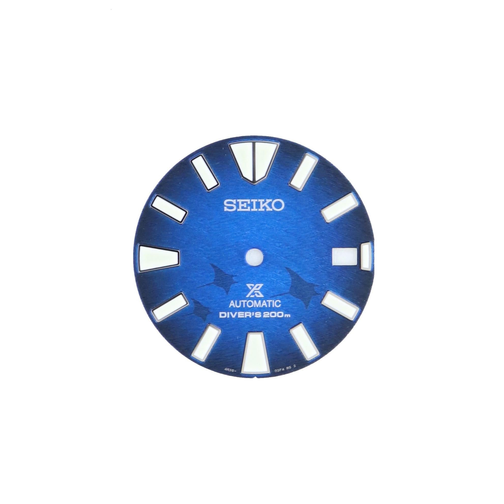 Seiko 4R3503F4X913 Dial SRPE33K1 Prospex Save The Ocean - Watch Plaza
