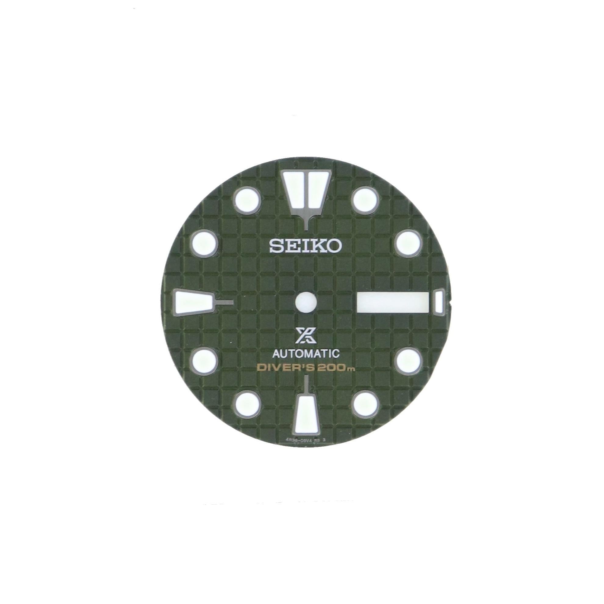 Seiko 4R3609V4XE1Z Dial SRPE05K1 Prospex King Turtle Waffle - Watch Plaza