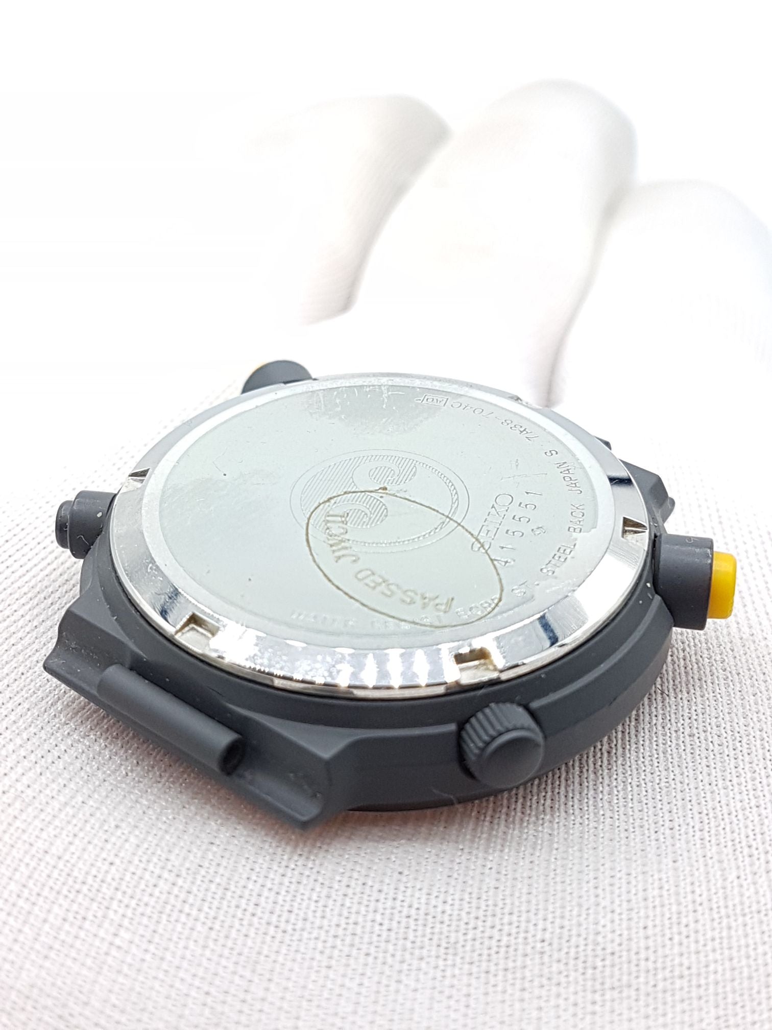 Seiko 7A38704B6B Watch Case 7A38 - 704B Giugiaro Design SQ Sports 100 - WatchPlaza