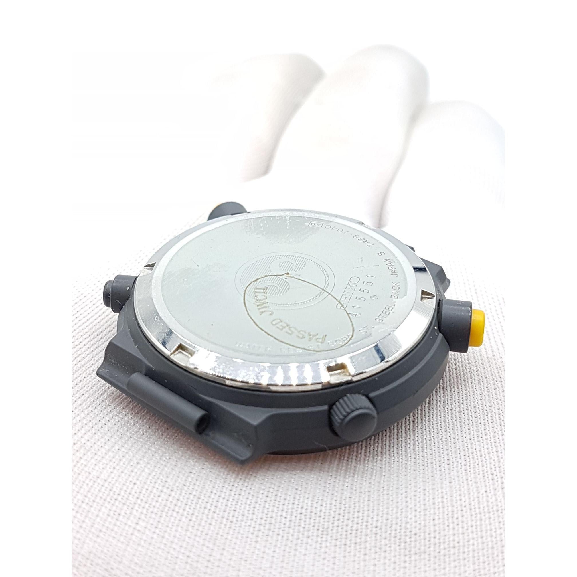 Seiko 7A38704B6B Watch Case 7A38 - 704B Giugiaro Design SQ Sports 100 - WatchPlaza