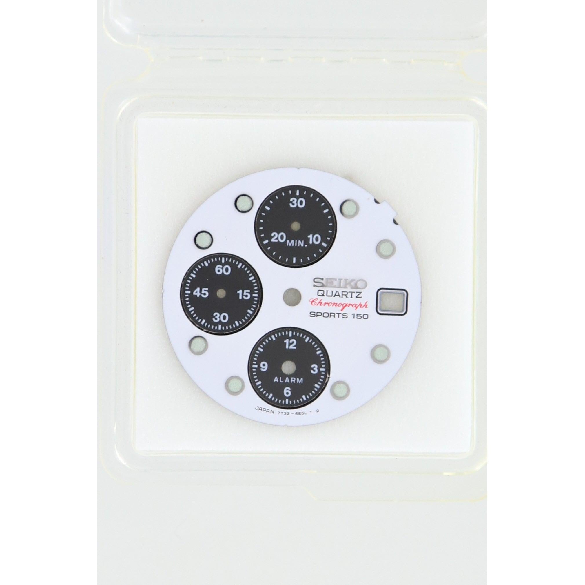 Seiko 7T326E6LX913 Dial 7T32 - 6D90 Panda Sports 150 - Watch Plaza