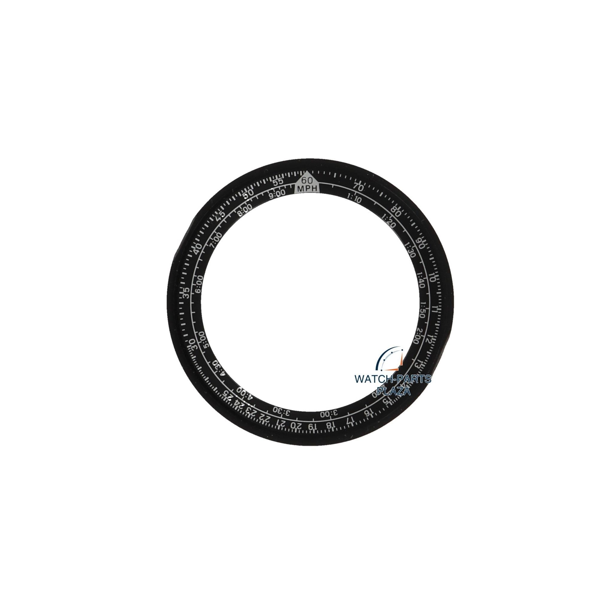 SEIKO 8602039C black insert 6M23 - 7000 Intelligent Calendar SHQ001, SHQ002, SHQ008 - Watch Plaza