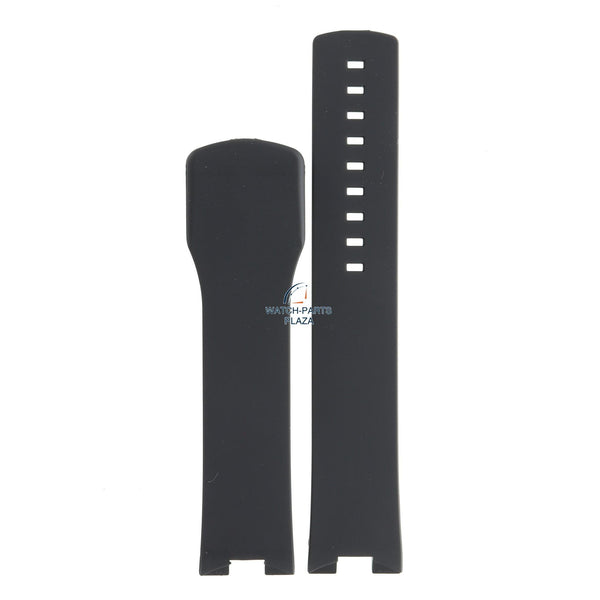 Seiko BAR692 Watch band SILAZ004 - VK67 black rubber / silicone 22 mm - Issey Miyake - Watch Plaza