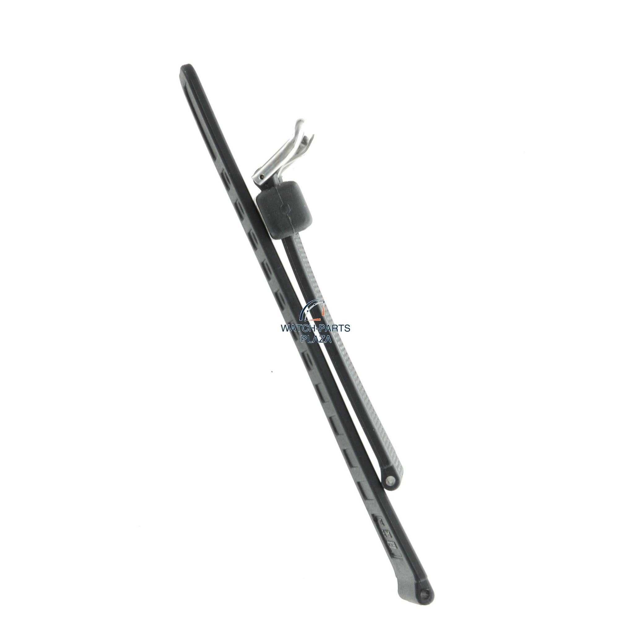 Seiko BRA04S Watch band A904 5090, 5200 & D409 black rubber / silicone 20 mm - Sports 100 - Watch Plaza