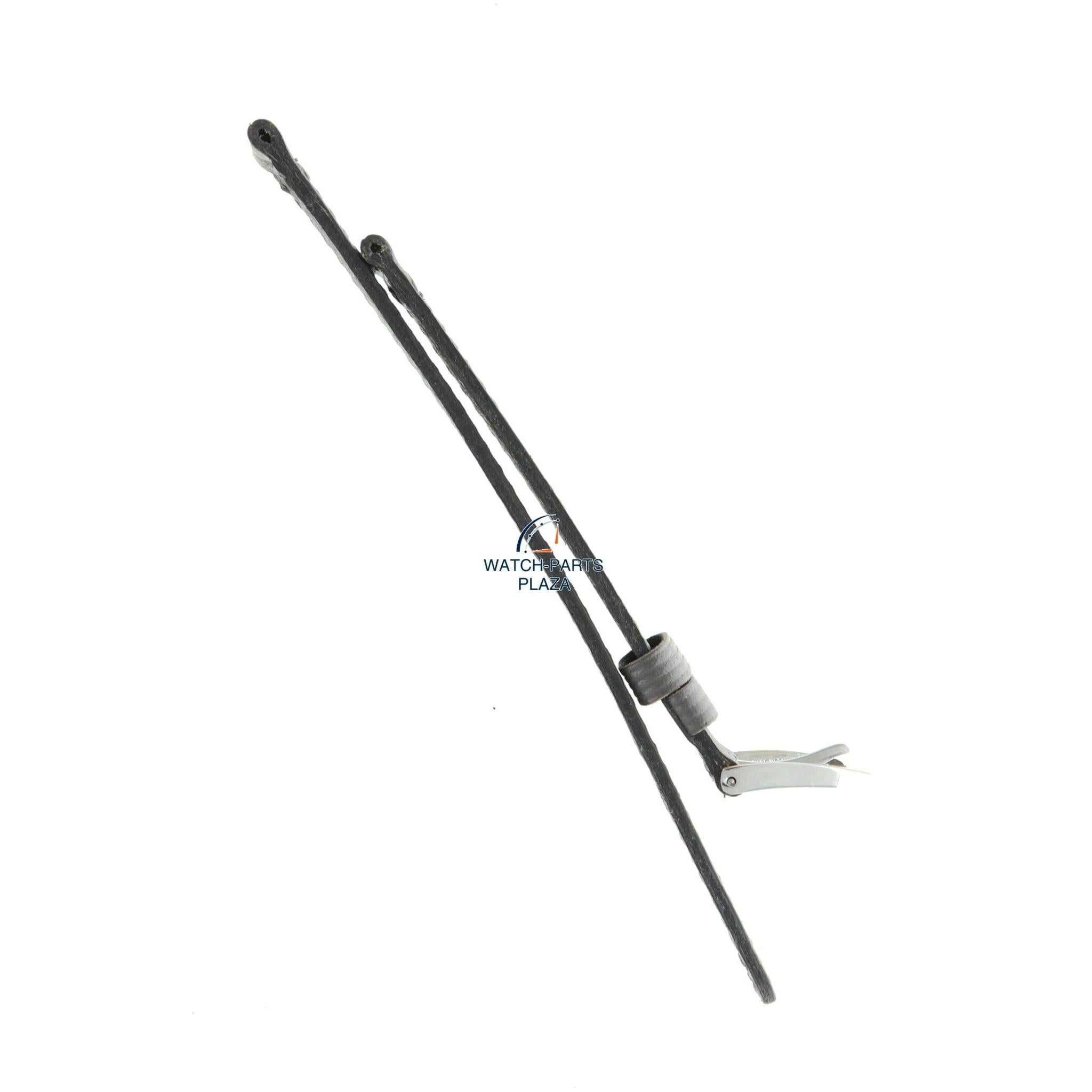 Seiko BRZ04C Watch band 7A48 7040 - SPV014 grey leather 20 mm - Moon Phase - Watch Plaza