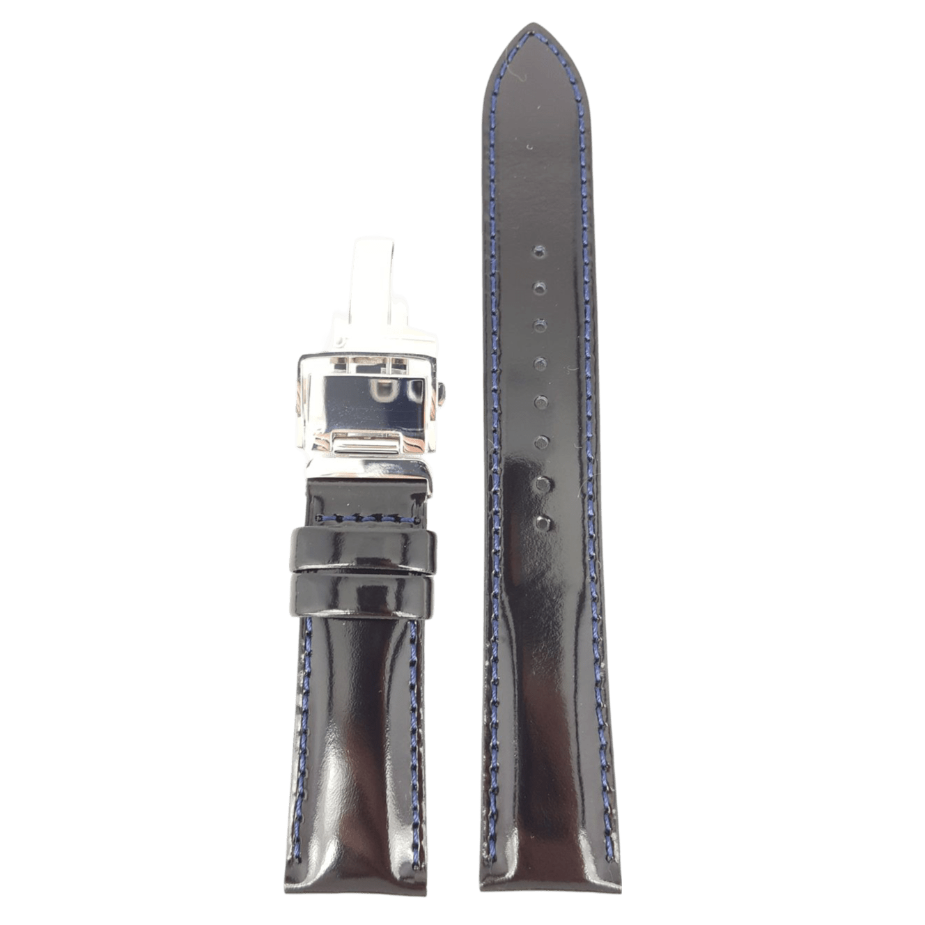 SEIKO COCKTAIL TIME SARB065 BLACK LEATHER WATCH STRAP 6R15 01S0 BAND DO151 W 20 - Watch Plaza