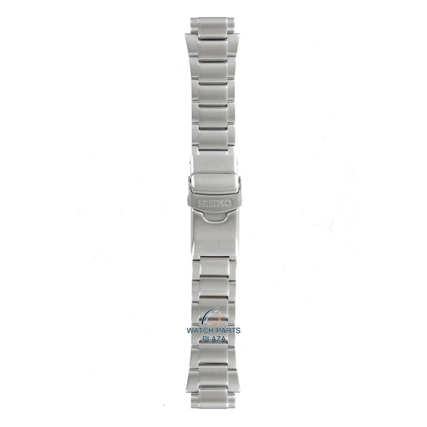 Seiko DA2A1JM Watch band SBCZ011 - 5M62 0BL0 grey stainless steel 20 mm - Prospex Kinetic - Watch Plaza