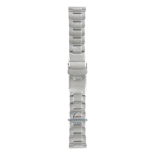 Seiko M0FPC37J0 Watch band SNE497 - V157 0CX0 grey stainless steel 22 mm - Prospex Solar - Watch Plaza