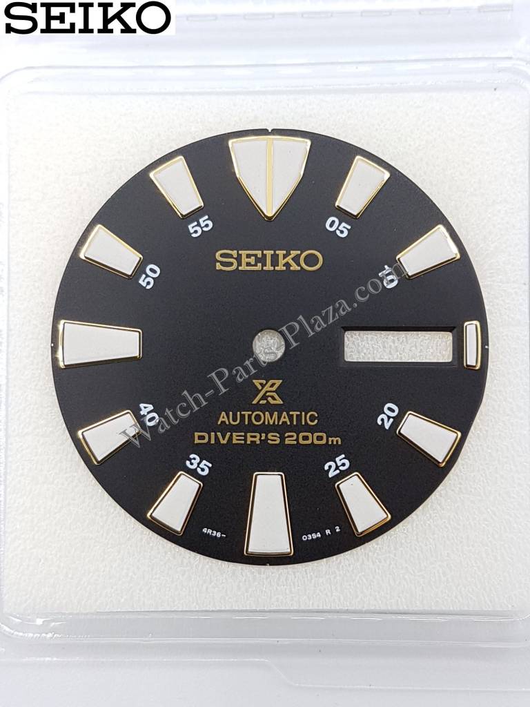 SEIKO PROSPEX BABY TUNA MONSTER SRP641K1 DIAL BLACK & GOLD 4R36 - 03Z0 SRP641 - Watch Plaza