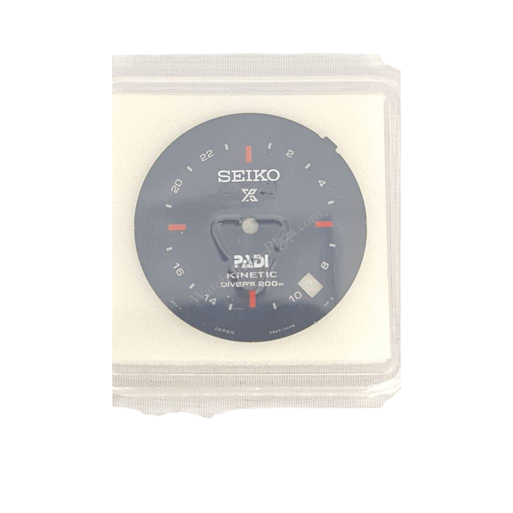 SEIKO PROSPEX KINETIC DIVER PADI BLACK DARK BLUE DIAL SUN065 5M85 0AB0 SPECIAL - Watch Plaza