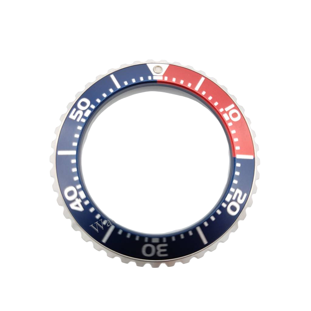 SEIKO PROSPEX KINETIC SKA369 ROTATING BEZEL 5M62 - 0BL0 SBCZ013 BLUE RED ORIGINAL - Watch Plaza