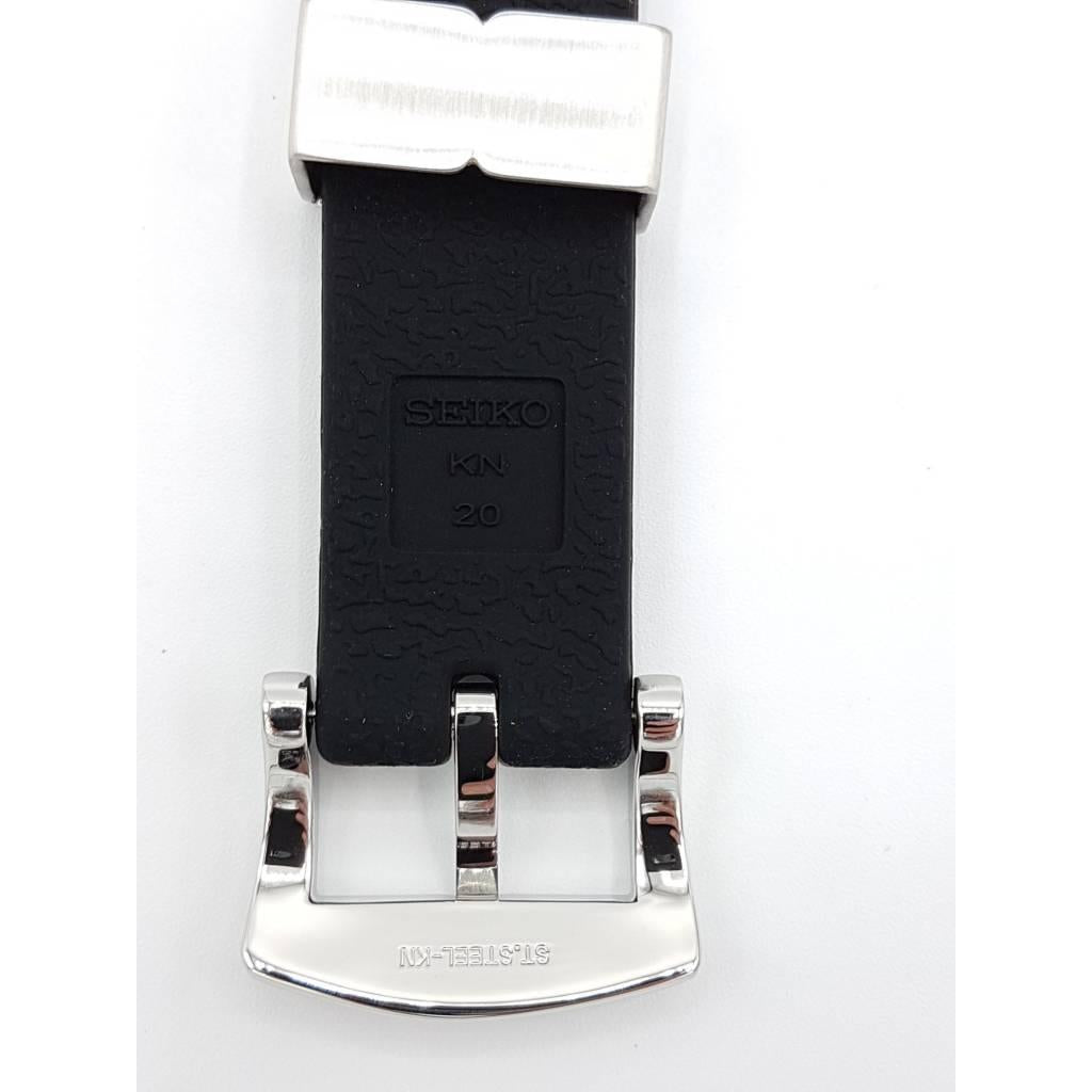 SEIKO PROSPEX MINI TURTLE BLACK WATCH BAND KN 20mm SRPC37 SRPC39 STRAP 4R35 01Y0 - Watch Plaza